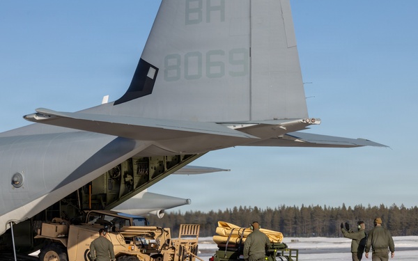 CORE26 | U.S. Marines Establish a Forward Arming and Refueling Point in Sweden for Arctic Exercise