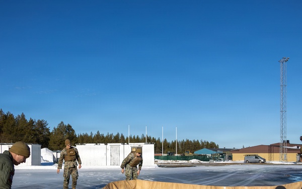 CORE26 | U.S. Marines Establish a Forward Arming and Refueling Point in Sweden for Arctic Exercise