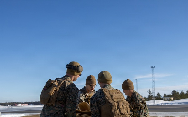 CORE26 | U.S. Marines Establish a Forward Arming and Refueling Point in Sweden for Arctic Exercise