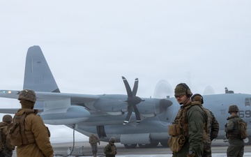 CORE26 | U.S. Marines Establish a Forward Arming and Refueling Point in Sweden for Arctic Exercise