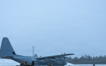 CORE26 | U.S. Marines Establish a Forward Arming and Refueling Point in Sweden for Arctic Exercise