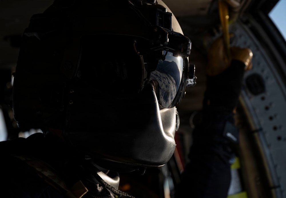 56th RQS executes hoist training with Swedish Rangers