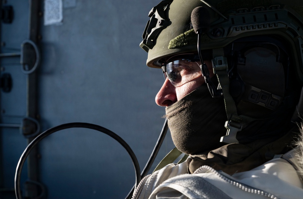 56th RQS executes hoist training with Swedish Rangers
