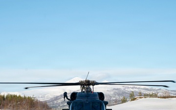 56th RQS executes hoist training with Swedish Rangers