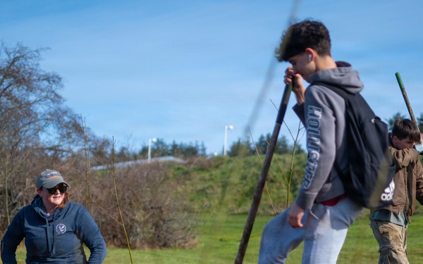 Roots run deep: Camp Rilea volunteers restore Neacoxie Creek riparian corridor