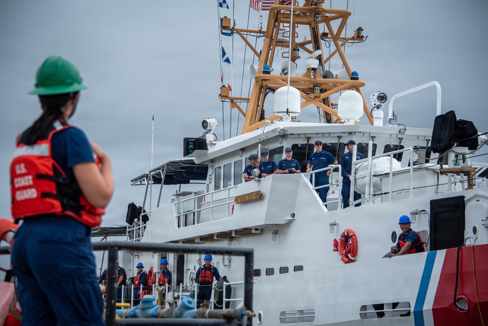 Coast Guard Cutter William Hart returns home following 48-day Operation Blue Pacific Patrol in Oceania