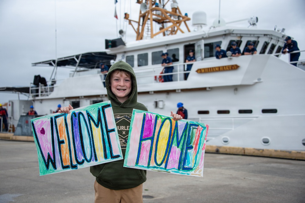 Coast Guard Cutter William Hart returns home following 48-day Operation Blue Pacific Patrol in Oceania