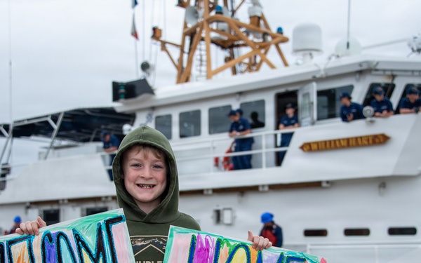 Coast Guard Cutter William Hart returns home following 48-day Operation Blue Pacific Patrol in Oceania