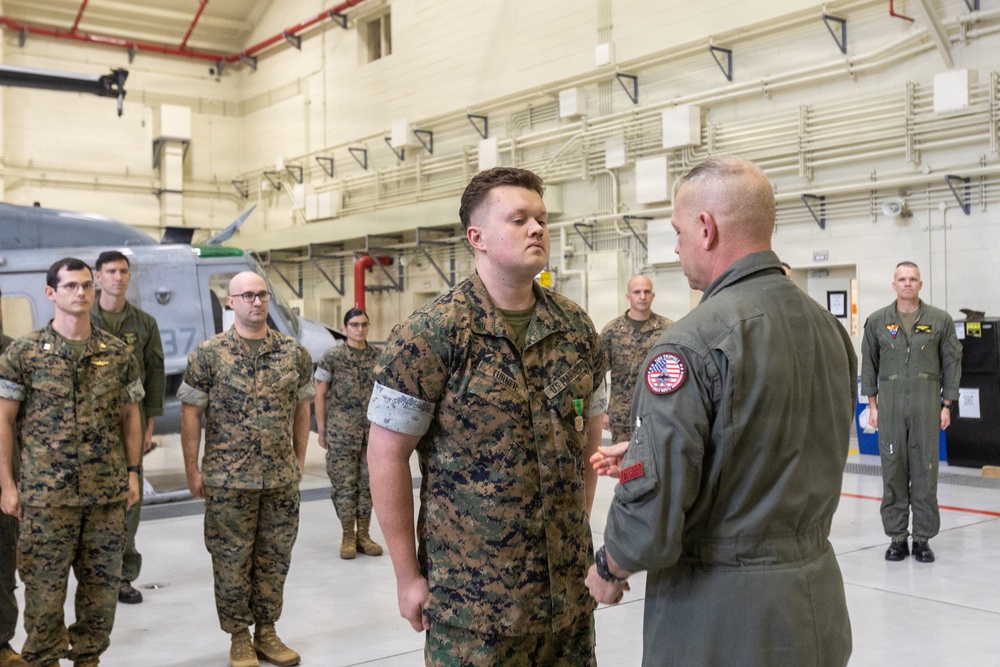 Marine Aircraft Group 36 Marines receive recognition for outstanding service