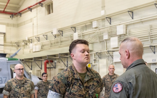 Marine Aircraft Group 36 Marines receive recognition for outstanding service