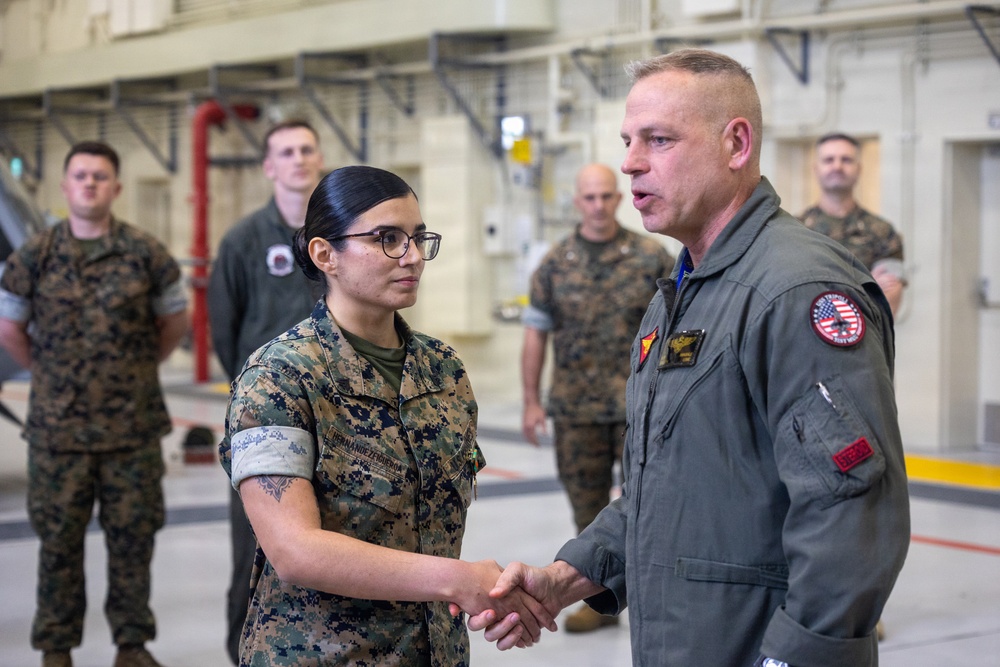 Marine Aircraft Group 36 Marines receive recognition for outstanding service