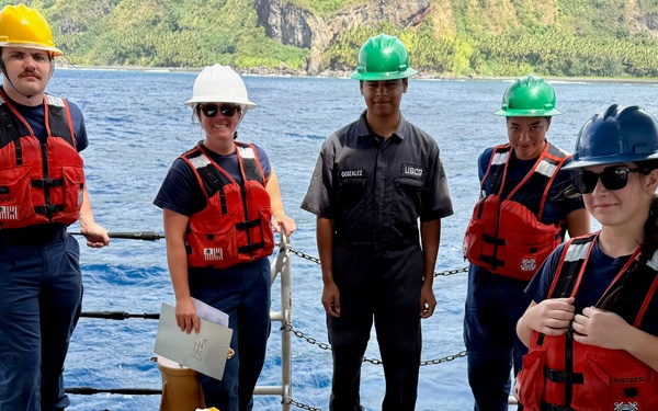 USCGC Frederick Hatch crew delivers supplies to Agrihan residents