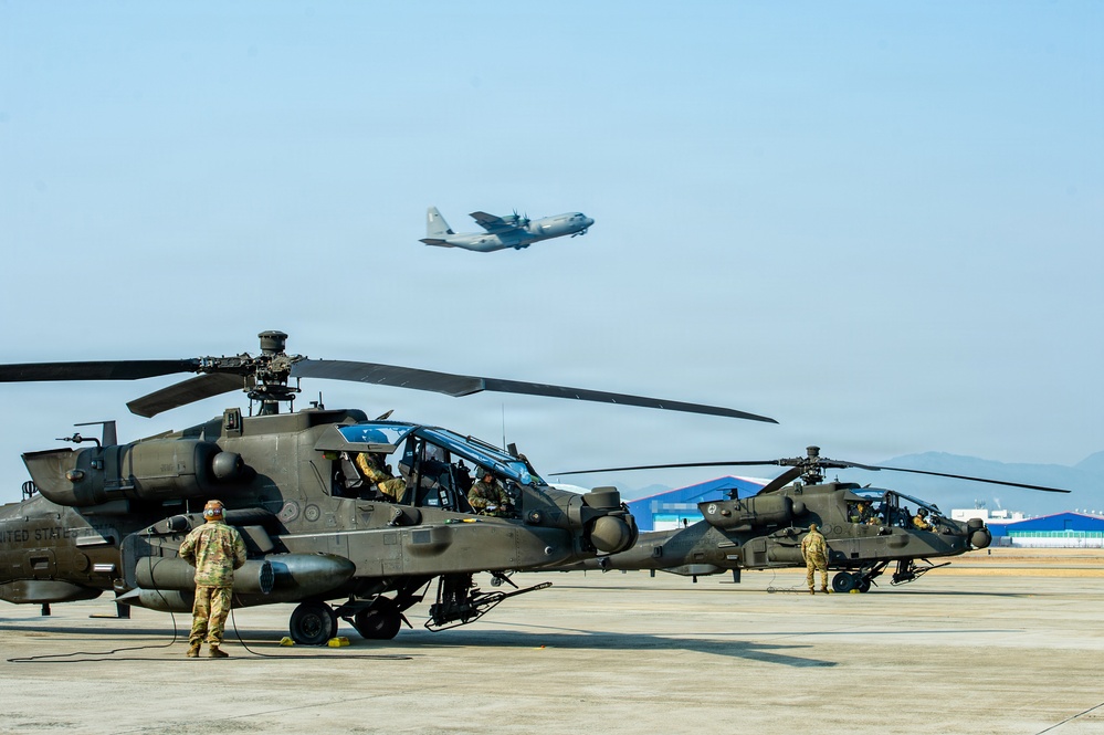2nd Combat Aviation Brigade Conduct Refuel Operations During Talon Reach