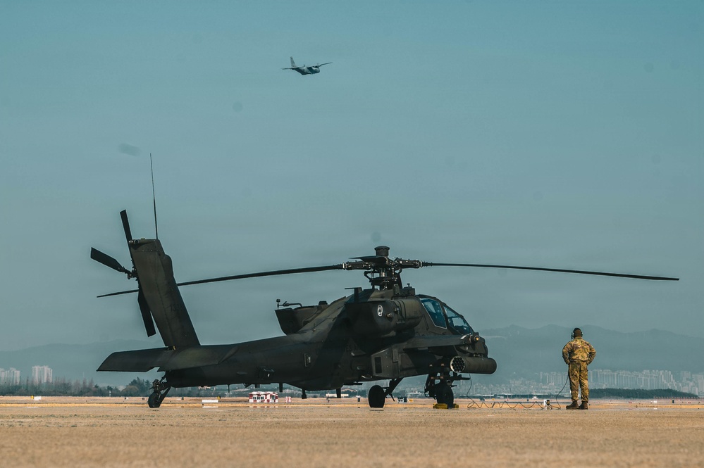 2nd Combat Aviation Brigade Conduct Refuel Operations During Talon Reach