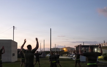 3rd Marine Division Staff and Officers Execute Physical Training Session