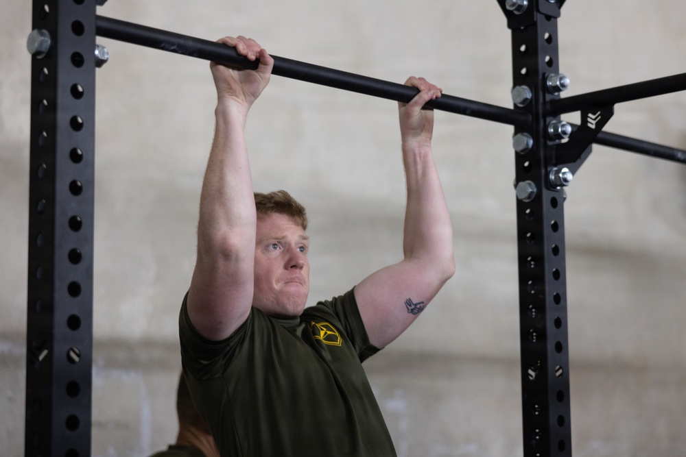 3rd Marine Division Staff and Officers Execute Physical Training Session