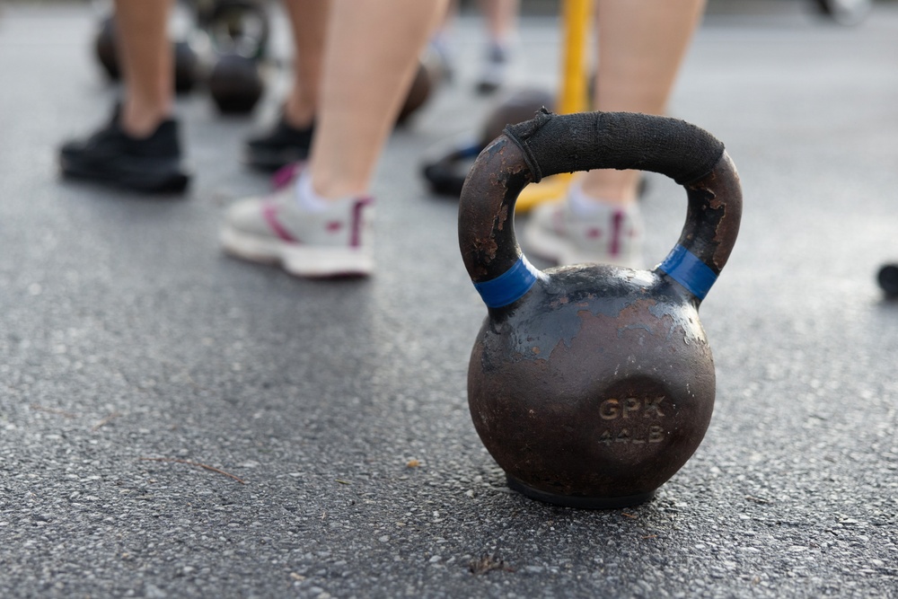 3rd Marine Division Staff and Officers Execute Physical Training Session
