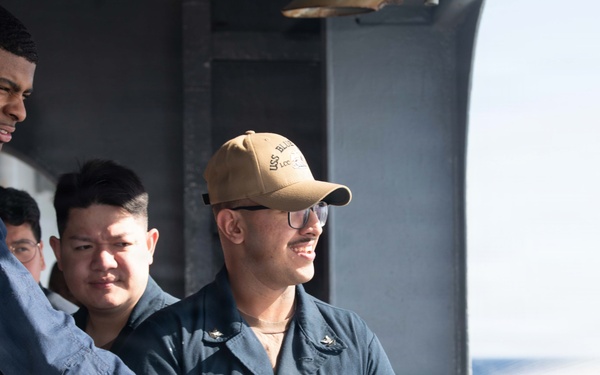 Training for Blue Ridge Sailors Underway