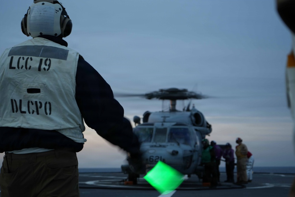 Flight Ops on USS Blue Ridge (LCC 19)