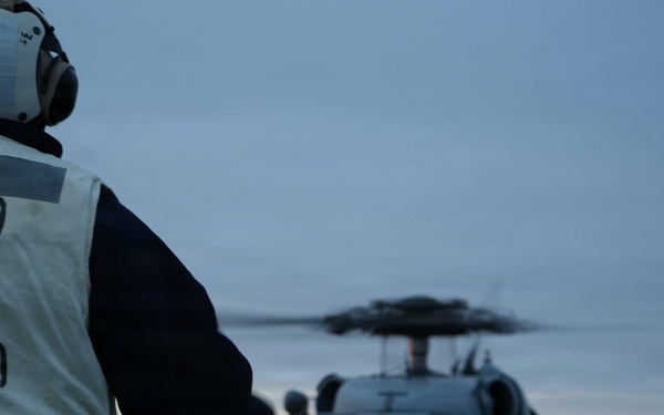 Flight Ops on USS Blue Ridge (LCC 19)