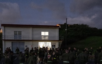 3rd Marine Division Staff and Officers Execute Physical Training Session