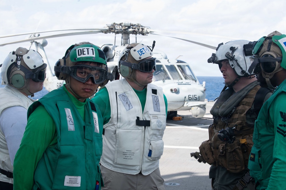 Flight Ops on USS Blue Ridge (LCC 19)