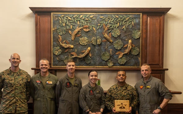 1st Marine Aircraft Wing recognizes Marine Corps Aviation Association award recipients