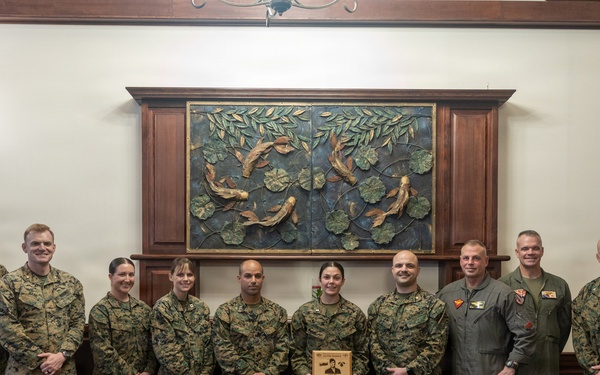 1st Marine Aircraft Wing recognizes Marine Corps Aviation Association award recipients