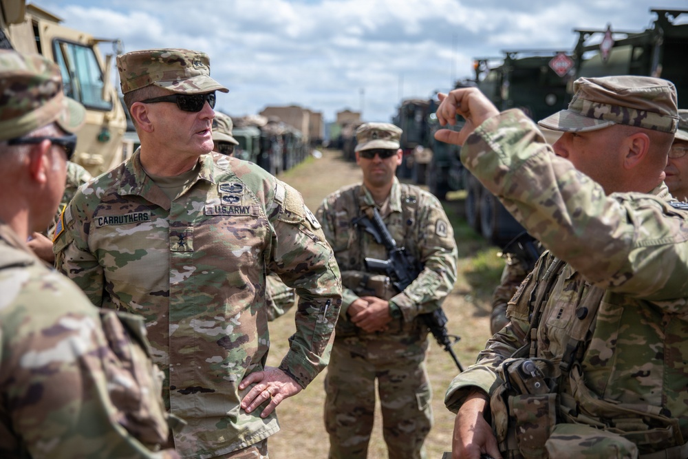 Florida Army National Guard ATAG Visits 3-265 Air Defense Artillery at JRTC