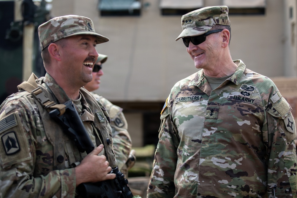 Florida Army National Guard ATAG Visits 3-265 Air Defense Artillery at JRTC