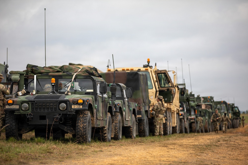 3-265 Air Defense Artillery Soldiers Prepare to Enter the Box at JRTC
