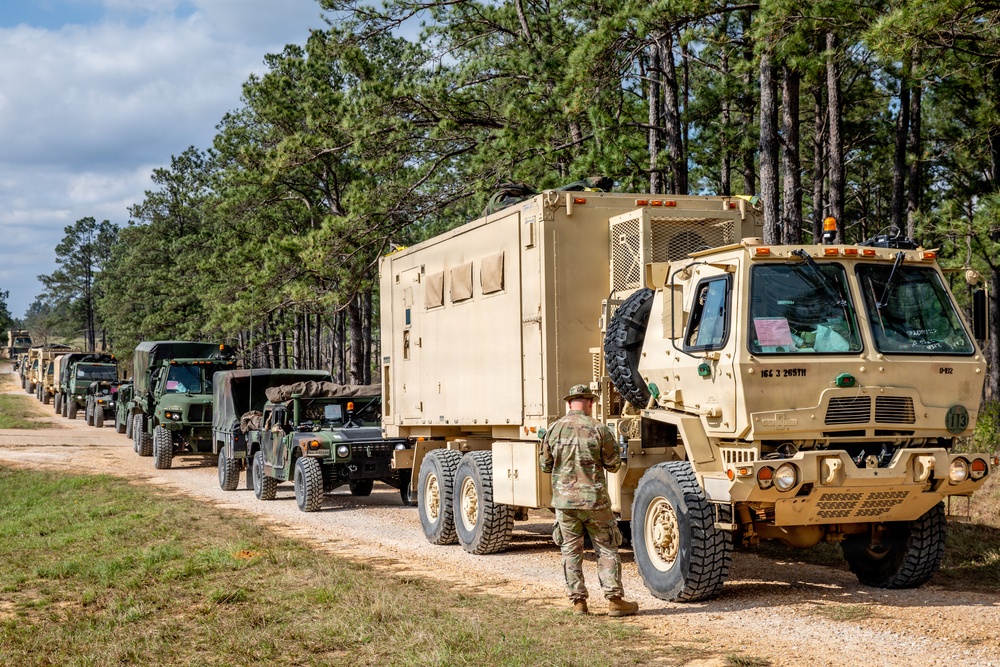 3-265 Air Defense Artillery Soldiers Prepare to Enter the Box at JRTC