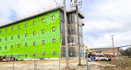 March 2026 construction operations for fiscal year 2024-funded $55.75 million Collective Training Officers Quarters Project at Fort McCoy