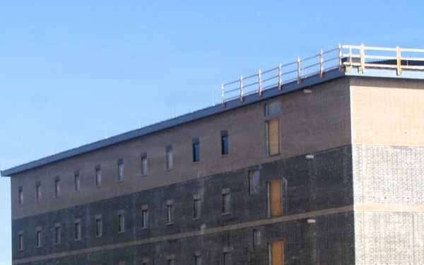 March 2026 construction operations for fiscal year 2024-funded $55.75 million Collective Training Officers Quarters Project at Fort McCoy