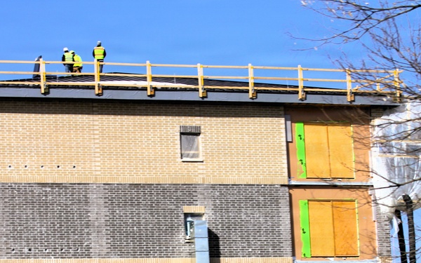 March 2026 construction operations for fiscal year 2024-funded $55.75 million Collective Training Officers Quarters Project at Fort McCoy