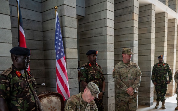 CJTF-HOA leadership attends Justified Accord 2026 closing ceremony at Kenya’s Humanitarian Peace Support School