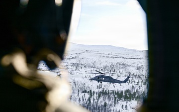 56th RQS and Swedish air force rangers joint personnel recovery training