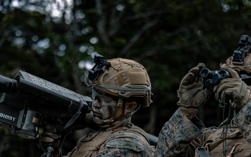 U.S. Marines with 1st LAAD Rehearse Anti Drone Procedures