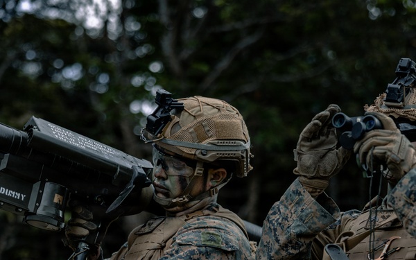 U.S. Marines with 1st LAAD Rehearse Anti Drone Procedures