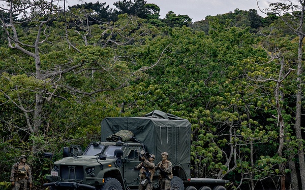 U.S. Marines with 1st LAAD Rehearse Anti Drone Procedures