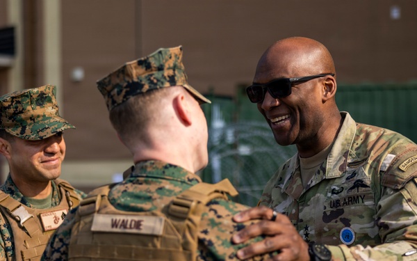 U.S. Marines with 1st MARDIV, foreign partners recognized during Freedom Shield 26