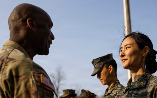 U.S. Marines with 1st MARDIV, foreign partners recognized during Freedom Shield 26