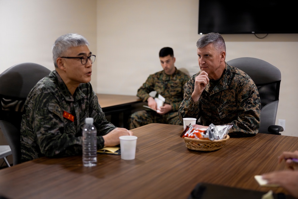 Key leaders with 3rd MLG meet with ROK logistic counterparts during Freedom Shield 26
