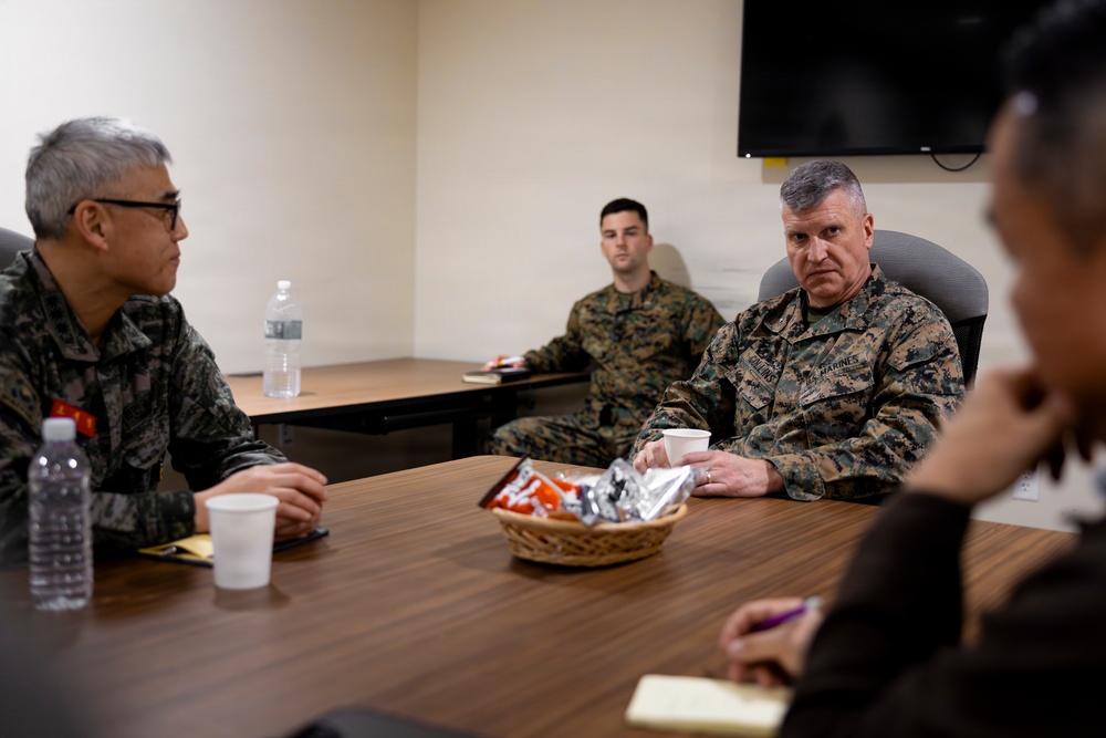 Key leaders with 3rd MLG meet with ROK logistic counterparts during Freedom Shield 26