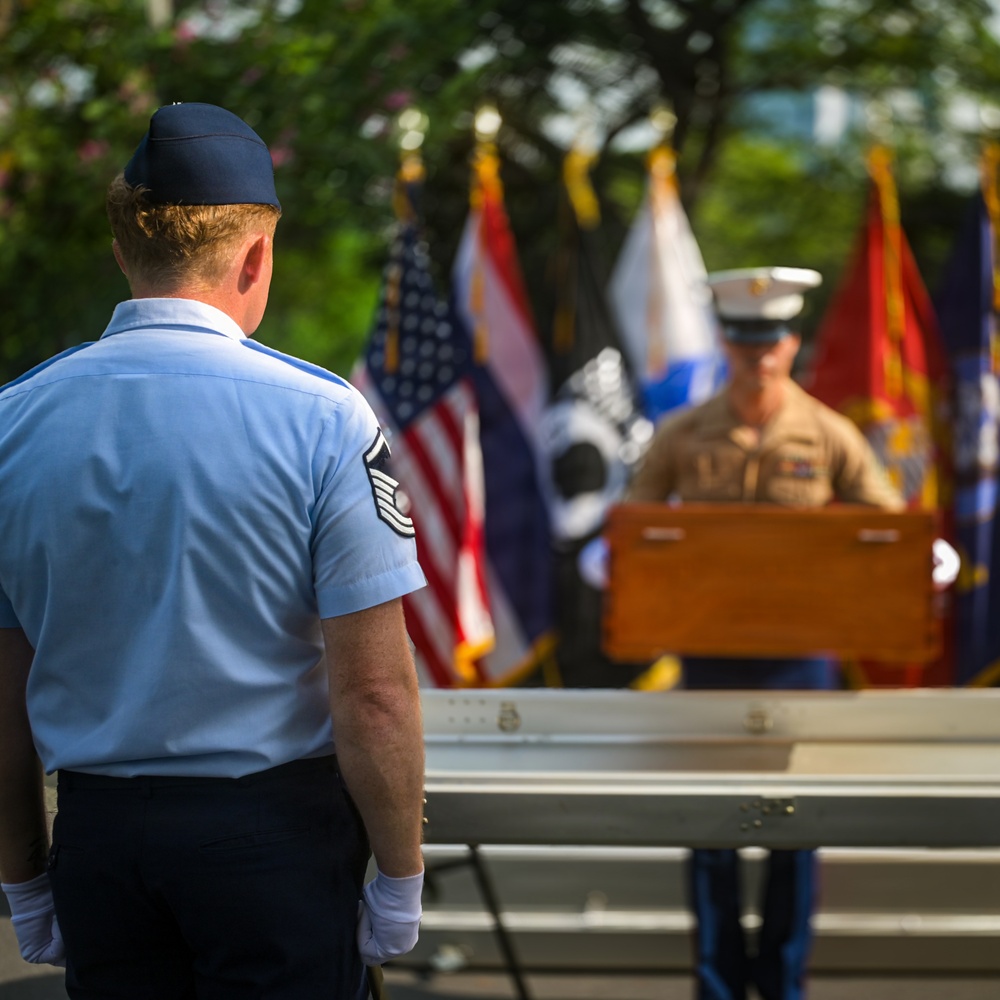 DPAA conducts Repatriation Ceremony at the U.S. Embassy in Thailand