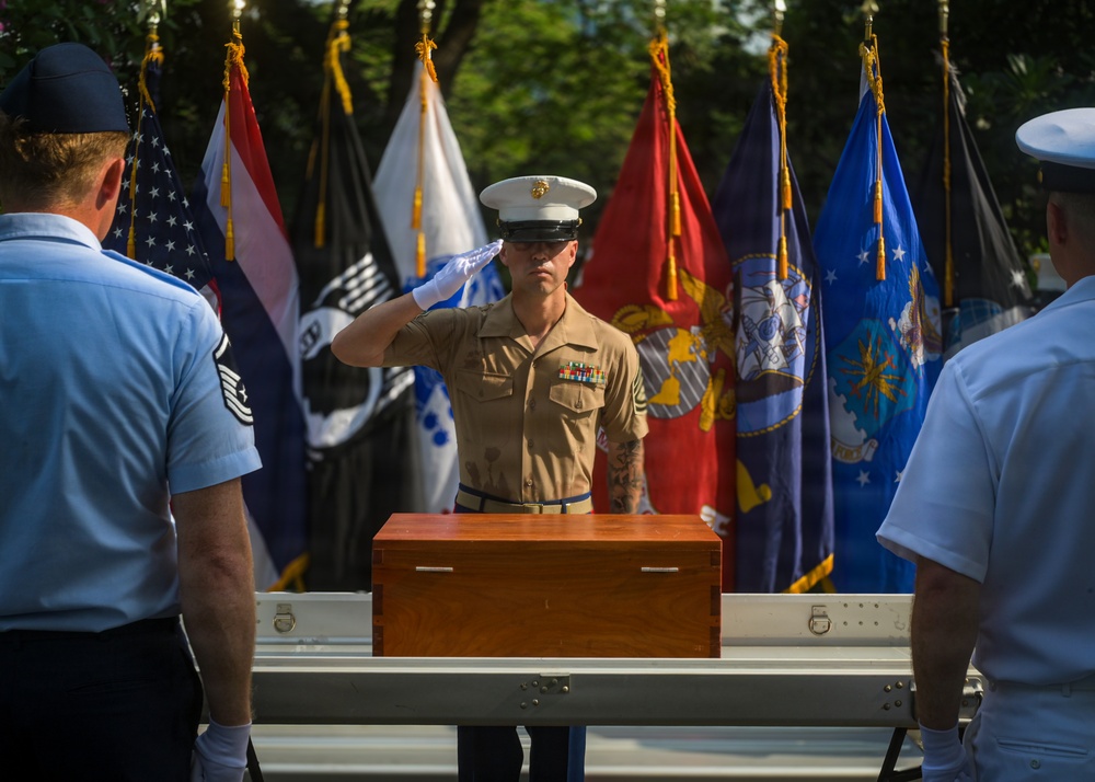 DPAA conducts Repatriation Ceremony at the U.S. Embassy in Thailand