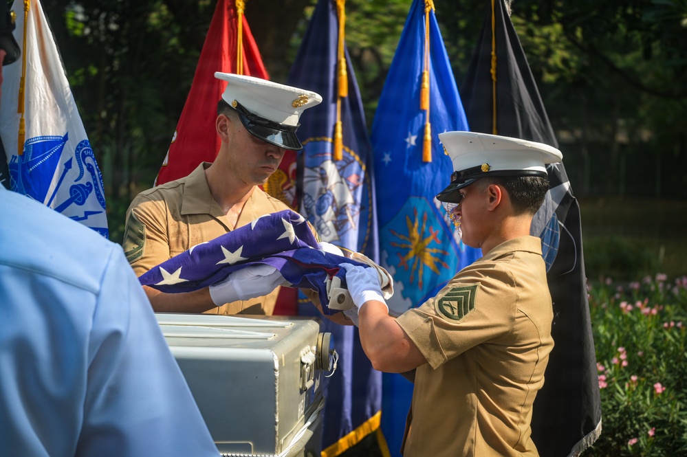 DPAA conducts Repatriation Ceremony at the U.S. Embassy in Thailand