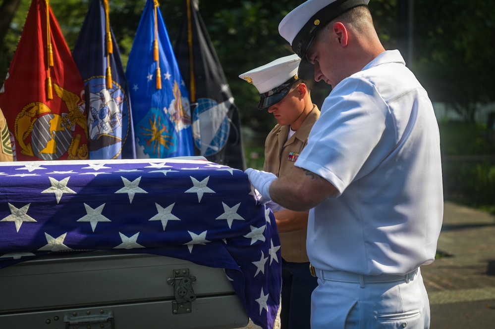 DPAA conducts Repatriation Ceremony at the U.S. Embassy in Thailand