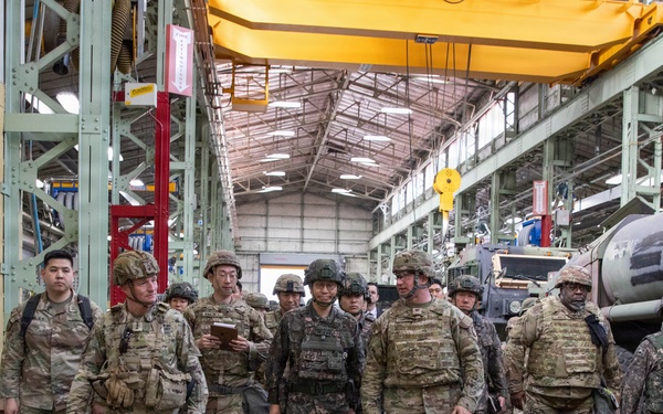 ROKA Chief of Staff visits Materiel Support Command - Korea