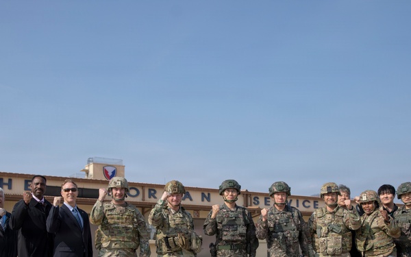 ROKA Chief of Staff tour Camp Carroll Area IV Installation